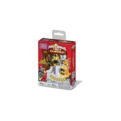 MEGA BLOKS 5805 non  GÓI ANH HÙNG ĐỎ bộ đồ chơi xếp lắp ráp ghép mô hình Power Rangers Super Sentai YELLOW HERO PACK 5 Anh Em Siêu Nhân 27 khối