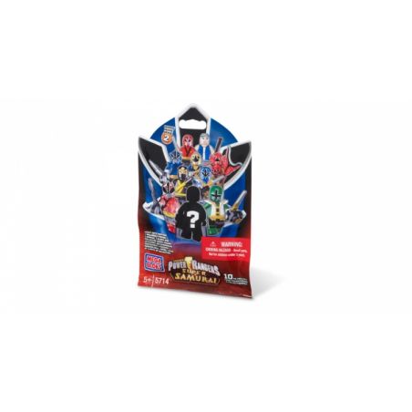 MEGA BLOKS 5714U non  MINIFIGURE SERIES 2 bộ đồ chơi xếp lắp ráp ghép mô hình Power Rangers Super Sentai MICRO FIGURES SERIES 2 5 Anh Em Siêu Nhân 3 khối