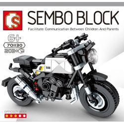 SEMBO 701130 non  BRESND. bộ đồ chơi xếp lắp ráp ghép mô hình Motorcycle Motorbike BRIXTON CRASSFIRE 500 Xe Hai Bánh 203 khối