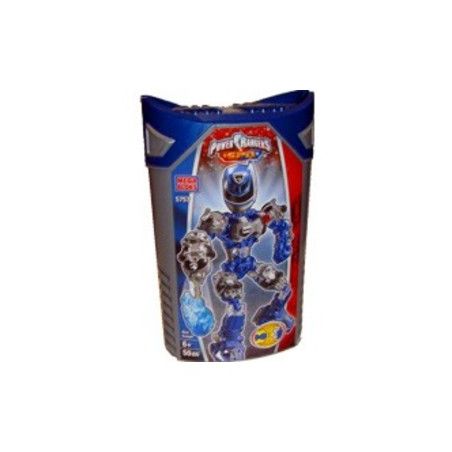 MEGA BLOKS 5757 non  ANH HÙNG SUPER MECH BLUE WARRIOR SPD bộ đồ chơi xếp lắp ráp ghép mô hình Power Rangers Super Sentai BLUE RANGER SPD SUPER TECH HERO 5 Anh Em Siêu Nhân 50 khối