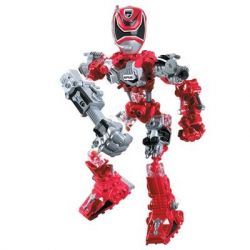 MEGA BLOKS 5756 non  CHIẾN BINH ĐỎ SPD SUPER MAIL HERO bộ đồ chơi xếp lắp ráp ghép mô hình Power Rangers Super Sentai RED RANGER SPD SUPER TECH HERO 5 Anh Em Siêu Nhân 50 khối