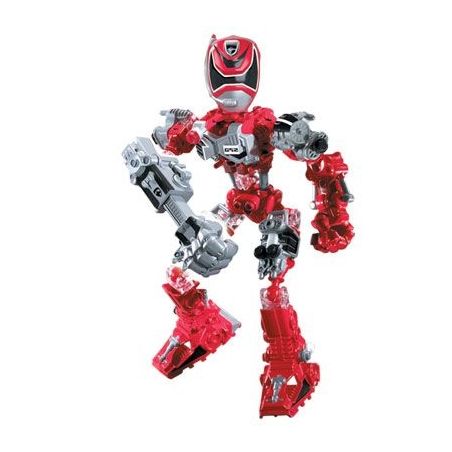 MEGA BLOKS 5756 non  CHIẾN BINH ĐỎ SPD SUPER MAIL HERO bộ đồ chơi xếp lắp ráp ghép mô hình Power Rangers Super Sentai RED RANGER SPD SUPER TECH HERO 5 Anh Em Siêu Nhân 50 khối