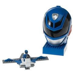MEGA BLOKS 5750 5762 non  TRẠM GIÁM SÁT CHIẾN BINH XANH bộ đồ chơi xếp lắp ráp ghép mô hình Power Rangers Super Sentai BLUE RANGER MONITOR STATION 5 Anh Em Siêu Nhân 50 khối