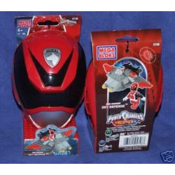 MEGA BLOKS 5748 5760 non  SKY WARRIOR SKY DEFENSE bộ đồ chơi xếp lắp ráp ghép mô hình Power Rangers Super Sentai RED RANGER SKY DEFENSE 5 Anh Em Siêu Nhân 50 khối