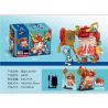 DECOOL 69002 69003 69001 non  3 PHONG CÁCH GOD OF WEALTH DRAGON DANCER NATIONAL TIDE LION bộ đồ chơi xếp lắp ráp ghép mô hình Seasonal CUTE HEAD BRICK Mùa Lễ Hội 630 khối