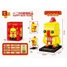 ZHEGAO QJ5110 5110 non  THỊT GÀ bộ đồ chơi xếp lắp ráp ghép mô hình Seasonal HAPPY NEW YEAR Mùa Lễ Hội 141 khối