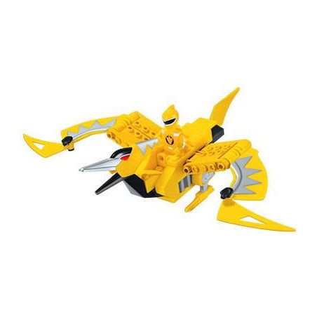 MEGA BLOKS 5738 non  RỒNG. bộ đồ chơi xếp lắp ráp ghép mô hình Power Rangers Super Sentai PTERAZORD 5 Anh Em Siêu Nhân 45 khối