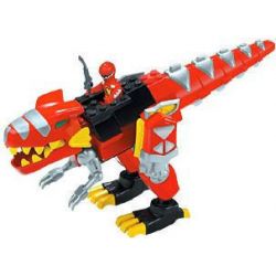 MEGA BLOKS 5736 non  KHỦNG LONG BẠO CHÚA ZOD bộ đồ chơi xếp lắp ráp ghép mô hình Power Rangers Super Sentai TYRANNOZORD 5 Anh Em Siêu Nhân 40 khối