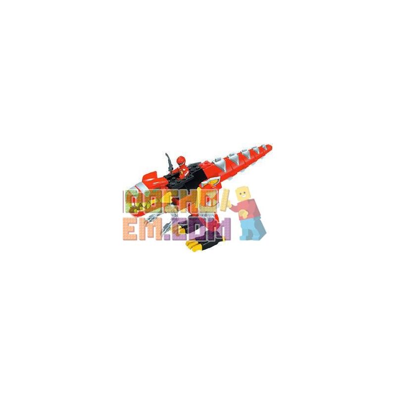 MEGA BLOKS 5736 non  KHỦNG LONG BẠO CHÚA ZOD bộ đồ chơi xếp lắp ráp ghép mô hình Power Rangers Super Sentai TYRANNOZORD 5 Anh Em Siêu Nhân 40 khối