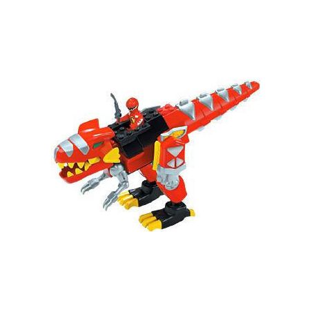 MEGA BLOKS 5736 non  KHỦNG LONG BẠO CHÚA ZOD bộ đồ chơi xếp lắp ráp ghép mô hình Power Rangers Super Sentai TYRANNOZORD 5 Anh Em Siêu Nhân 40 khối