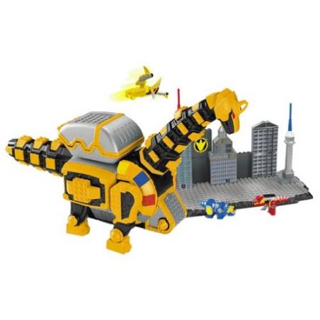 MEGA BLOKS 5727 non  RỒNG CỔ TAY bộ đồ chơi xếp lắp ráp ghép mô hình Power Rangers Super Sentai BRACHIO ZORD COMMAND PLAYSET 5 Anh Em Siêu Nhân 130 khối