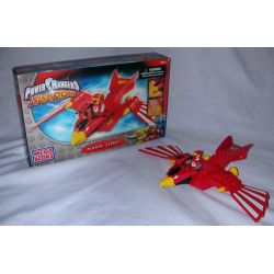 MEGA BLOKS 5711 non  FALCONZORD. bộ đồ chơi xếp lắp ráp ghép mô hình Power Rangers Super Sentai HAWK ZORD 5 Anh Em Siêu Nhân 55 khối