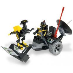 MEGA BLOKS 5709 non  RIDER CHIẾN BINH ĐEN bộ đồ chơi xếp lắp ráp ghép mô hình Power Rangers Super Sentai BLACK RANGER RAPTOR RIDER 5 Anh Em Siêu Nhân 35 khối