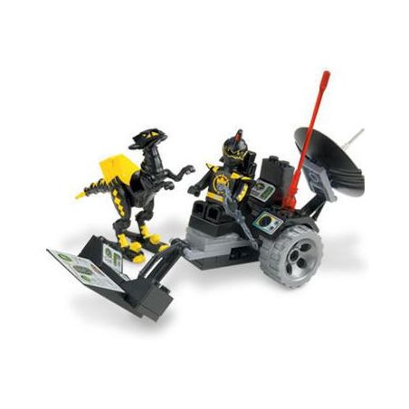 MEGA BLOKS 5709 non  RIDER CHIẾN BINH ĐEN bộ đồ chơi xếp lắp ráp ghép mô hình Power Rangers Super Sentai BLACK RANGER RAPTOR RIDER 5 Anh Em Siêu Nhân 35 khối