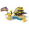 MEGA BLOKS 5707 non  CHIẾN BINH MÀU VÀNG RAPTOR RIDER bộ đồ chơi xếp lắp ráp ghép mô hình Power Rangers Super Sentai YELLOW RANGER RAPTOR RIDER 5 Anh Em Siêu Nhân 50 khối