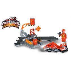 MEGA BLOKS 5706 non  CHIẾN BINH ĐỎ bộ đồ chơi xếp lắp ráp ghép mô hình Power Rangers Super Sentai RED RANGER 5 Anh Em Siêu Nhân 35 khối