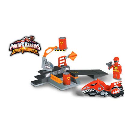 MEGA BLOKS 5706 non  CHIẾN BINH ĐỎ bộ đồ chơi xếp lắp ráp ghép mô hình Power Rangers Super Sentai RED RANGER 5 Anh Em Siêu Nhân 35 khối