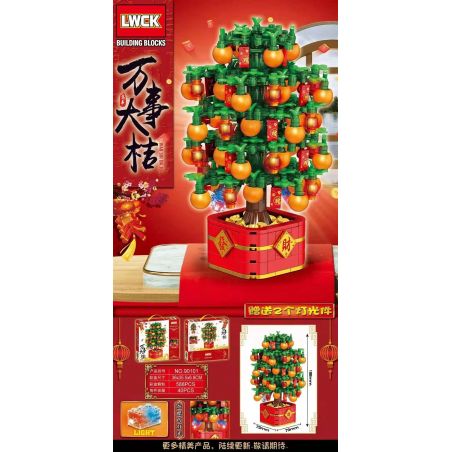 LWCK 90101 non  MỌI ĐIỀU bộ đồ chơi xếp lắp ráp ghép mô hình 588 khối