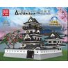JIESTAR 39101 MouldKing 22006 Mould King 22006 REBRICKABLE MOC-58484 58484 MOC58484 non  LÂU ĐÀI HIMEJI bộ đồ chơi xếp lắp ráp ghép mô hình Architecture HIMEJI CASTLE Công Trình Kiến Trúc 2942 khối