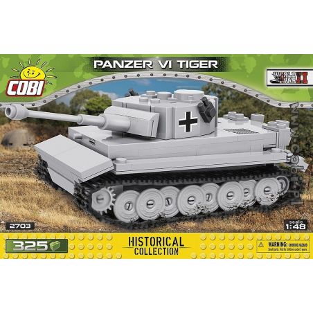 COBI CHARACTER BUILDING 2703 COBI-2703 COBI2703 non  4 LOẠI TIGER TIGER bộ đồ chơi xếp lắp ráp ghép mô hình Military Army PANZER VI TIGER Quân Sự Bộ Đội 325 khối