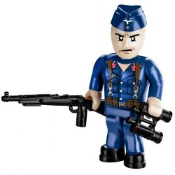 COBI 2403 non  XE LỘI NƯỚC VW166 bộ đồ chơi xếp lắp ráp ghép mô hình Military Army VW TYP 166 SCHWIMMWAGEN Quân Sự Bộ Đội 200 khối