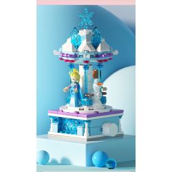 SX 9048 9049 9050 9051 non  BĂNG CHUYỀN SÂN CHƠI 4 LOẠI FROZEN DISNEY MICKEY DONALD DUCK TOY STORY NINJAGO bộ đồ chơi xếp lắp ráp ghép mô hình The  Ninjago Movie MODELING PLAYGROUND CAROUSEL Ninja Lốc Xoáy 796 khối