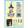 SX 9048 9049 9050 9051 non  BĂNG CHUYỀN SÂN CHƠI 4 LOẠI FROZEN DISNEY MICKEY DONALD DUCK TOY STORY NINJAGO bộ đồ chơi xếp lắp ráp ghép mô hình The  Ninjago Movie MODELING PLAYGROUND CAROUSEL Ninja Lốc Xoáy 796 khối
