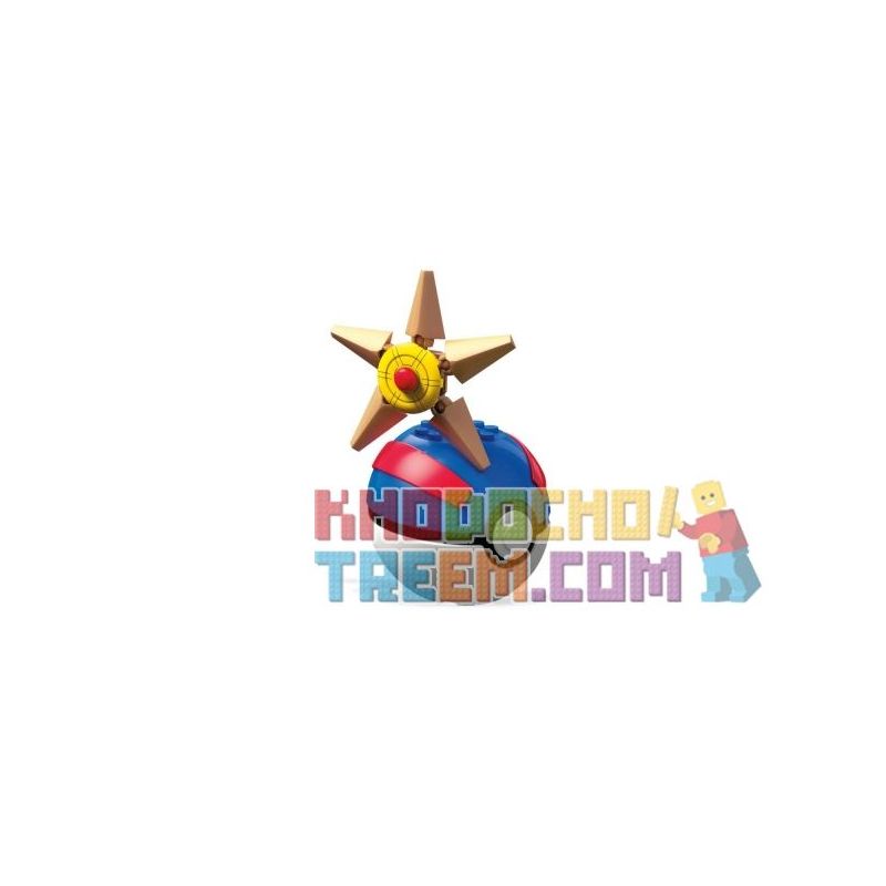 MEGA BLOKS FVK59 non  SAO BIỂN bộ đồ chơi xếp lắp ráp ghép mô hình Pokémon STARYU Pokemon 18 khối