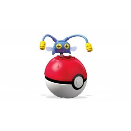 MEGA BLOKS FVK54 non  CÁ ĐÈN LỒNG bộ đồ chơi xếp lắp ráp ghép mô hình Pokémon CHINCHOU Pokemon 28 khối