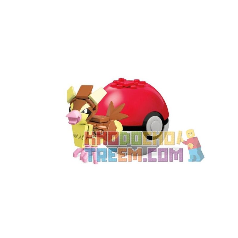 MEGA BLOKS FVK52 non  LÀN SÓNG bộ đồ chơi xếp lắp ráp ghép mô hình Pokémon PIDGEY Pokemon 33 khối