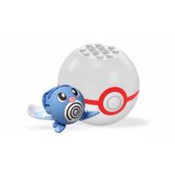 MEGA BLOKS FPM06 non  NÒNG NỌC CUỘN MUỖI bộ đồ chơi xếp lắp ráp ghép mô hình Pokémon POLIWAG Pokemon 16 khối