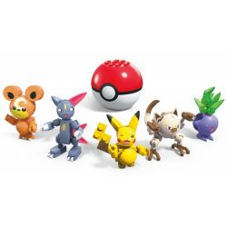 MEGA BLOKS FPM10 non  NHIỀU BAO BÌ bộ đồ chơi xếp lắp ráp ghép mô hình Pokémon POKÉMON MULTI PACK Pokemon 129 khối