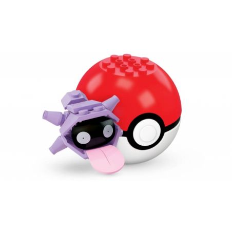 MEGA BLOKS FNL90 non  LƯỠI LỚN bộ đồ chơi xếp lắp ráp ghép mô hình Pokémon SHELLDER Pokemon 32 khối