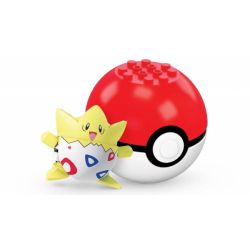 MEGA BLOKS FNL88 non  BOBBY. bộ đồ chơi xếp lắp ráp ghép mô hình Pokémon TOGEPI Pokemon 21 khối