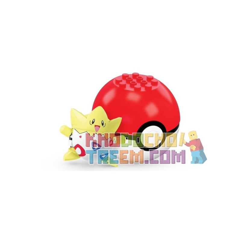 MEGA BLOKS FNL88 non  BOBBY. bộ đồ chơi xếp lắp ráp ghép mô hình Pokémon TOGEPI Pokemon 21 khối