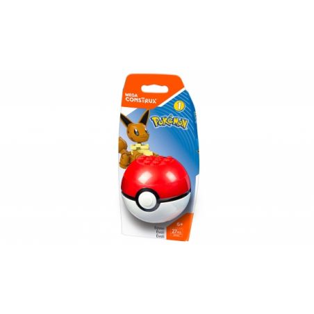 MEGA BLOKS DYF06 non  IB. bộ đồ chơi xếp lắp ráp ghép mô hình Pokémon EEVEE Pokemon 27 khối