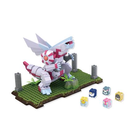 MEGA BLOKS 4237 non  PAPCHIA. bộ đồ chơi xếp lắp ráp ghép mô hình Pokémon PALKIA BUILDING SET Pokemon 250 khối