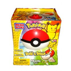 MEGA BLOKS 3501 non  PIKUCHU. bộ đồ chơi xếp lắp ráp ghép mô hình Pokémon PIKACHU Pokemon 95 khối