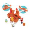 MEGA BLOKS 2045 non  CHARIZARD. bộ đồ chơi xếp lắp ráp ghép mô hình Pokémon Pokemon 255 khối