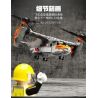 JUHANG 88007 non  TRỰC THĂNG BELL-BOEING V-22 OSPREY bộ đồ chơi xếp lắp ráp ghép mô hình Military Army Quân Sự Bộ Đội 1466 khối