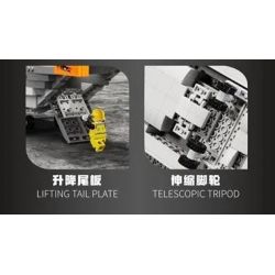 JUHANG 88007 non  TRỰC THĂNG BELL-BOEING V-22 OSPREY bộ đồ chơi xếp lắp ráp ghép mô hình Military Army Quân Sự Bộ Đội 1466 khối