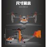 JUHANG 88007 non  TRỰC THĂNG BELL-BOEING V-22 OSPREY bộ đồ chơi xếp lắp ráp ghép mô hình Military Army Quân Sự Bộ Đội 1466 khối