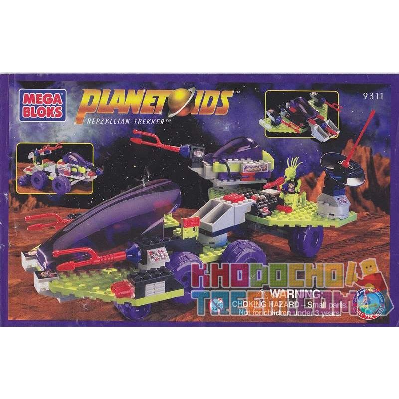 MEGA BLOKS 9311 non  KHÁCH DU LỊCH REPZYLLIAN bộ đồ chơi xếp lắp ráp ghép mô hình REPZYLLIAN TREKKER 220 khối