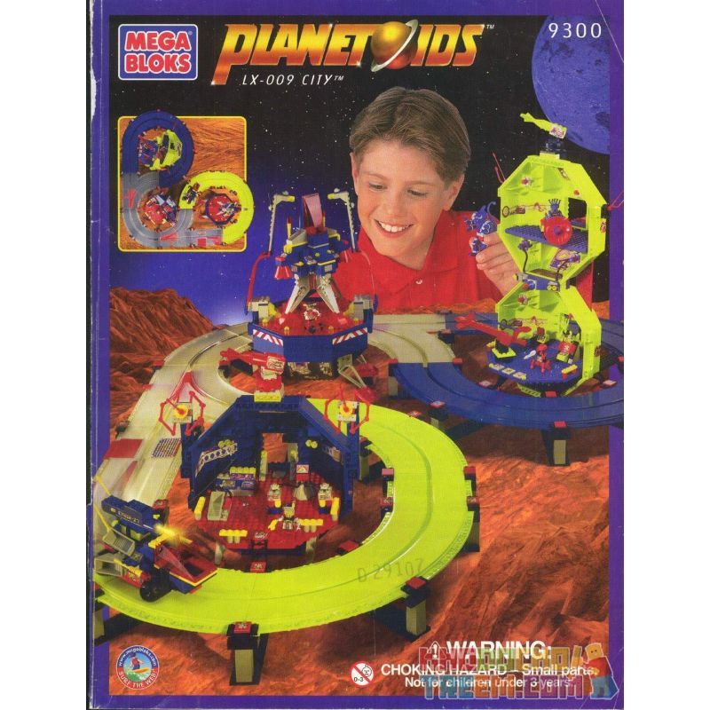 MEGA BLOKS 9300 non  LX-009 THÀNH PHỐ bộ đồ chơi xếp lắp ráp ghép mô hình City LX-009 CITY 1000 khối