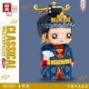 ZHEGAO QL2327 2327 non  WANG XIFENG. bộ đồ chơi xếp lắp ráp ghép mô hình Brickheadz CLASSICAL MASTERPIECES Nhân Vật Đầu To 218 khối