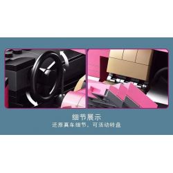 LUCKY STAR 50023 non  PORSCHE 911. bộ đồ chơi xếp lắp ráp ghép mô hình Speed Champions Racing Cars Đua Xe Công Thức 551 khối