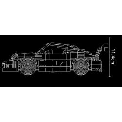 LUCKY STAR 50023 non  PORSCHE 911. bộ đồ chơi xếp lắp ráp ghép mô hình Speed Champions Racing Cars Đua Xe Công Thức 551 khối