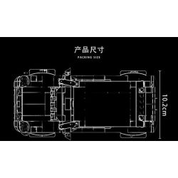 LUCKY STAR 50022 non  BMW MINI COOPER. bộ đồ chơi xếp lắp ráp ghép mô hình Speed Champions Racing Cars Đua Xe Công Thức 503 khối