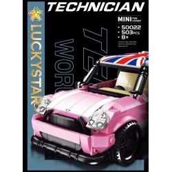 LUCKY STAR 50022 non  BMW MINI COOPER. bộ đồ chơi xếp lắp ráp ghép mô hình Speed Champions Racing Cars Đua Xe Công Thức 503 khối