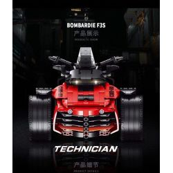 LUCKY STAR 50021 non  MÔ TÔ BOMBARDIER F3S bộ đồ chơi xếp lắp ráp ghép mô hình  BOMBARDIER CAN-AM SPYDER F3-S Kỹ Thuật Công Nghệ Cao Mô Hình Phương Tiện 530 khối